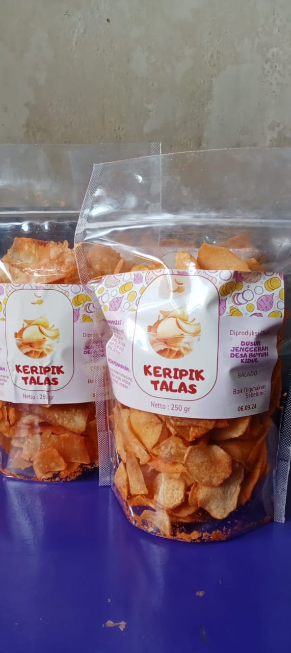 Kripik Talas Jenggeran Butuh Kidul Desa Butuh Kidol